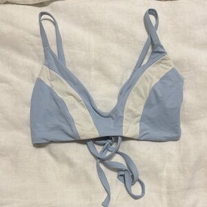 Blue and White Women's Bralette